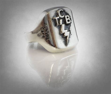 New Elvis Presley Tcb Ring Solid Sterling Silver 925 All Size | Etsy