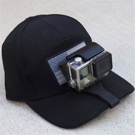 The Sidekick is a Clip-on Cap Mount for GoPro Hero and GoPro Session