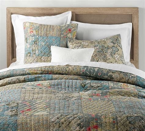 Neena Patchwork Cotton Quilt & Shams | Pottery barn quilts, Sham ...