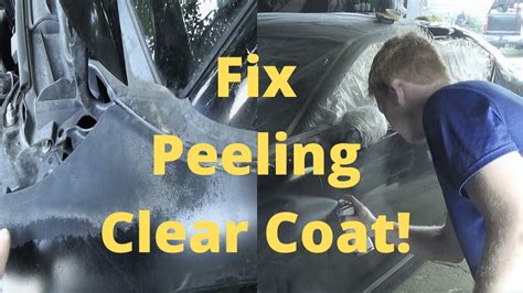 Car Peeling Clear Coat at Pearl Cowen blog