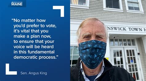 Angus King votes early in person for 2020 General Election | newscentermaine.com