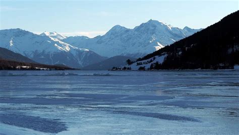 Lake Reschen in Graun in Vinschgau, holiday in Vinschgau in South Tyrol