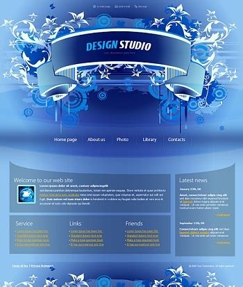 Vector & Cartoons - Website Templates - DreamTemplate