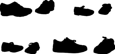 Vector Silhouette Of Shoes Stock Illustration - Download Image Now - Adult, Backgrounds, Boot ...