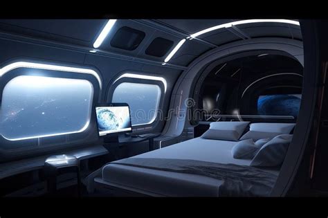 Spaceship Interior Bedroom Stock Illustrations – 199 Spaceship Interior ...