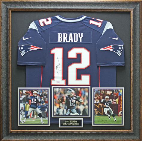 Tom Brady Autographed Jersey | Tom brady, Jersey display, Jersey patriots