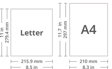 Standard Size Printer Paper