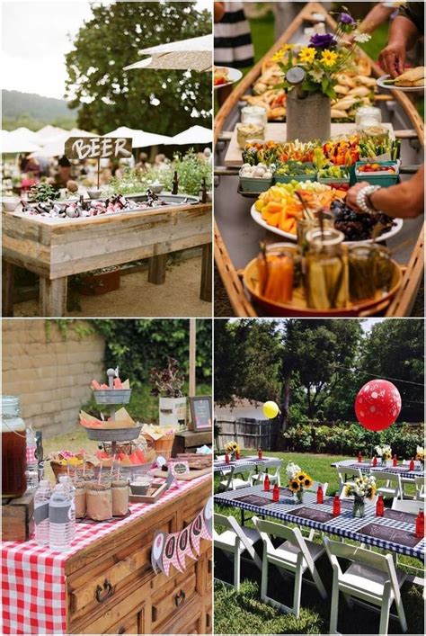 inspirational and original bbq party decorating ideas | Backyard ...