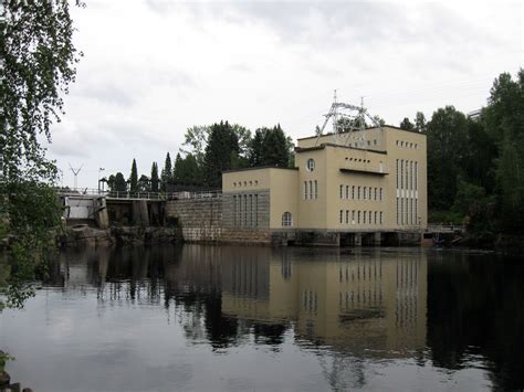 Ämmäkoski power plant on the river in Kajaani, Finland image - Free stock photo - Public Domain ...