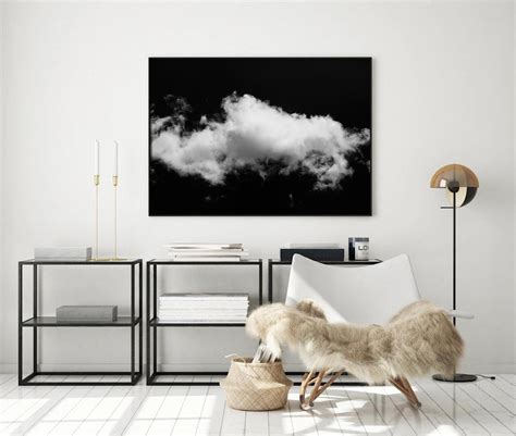 Black and White Cloud Photography Cloud Art Printable | Etsy