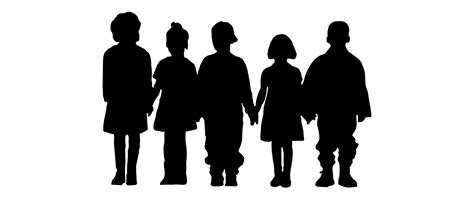 Silhouette Drawing Clip art - children playing png download - 2560*1080 ...