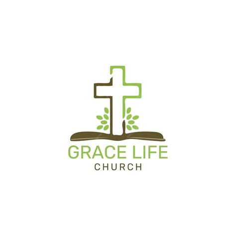 Premium Vector | Premium Grace Church logo vector eps