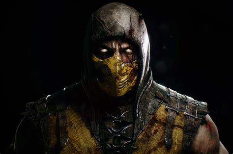 video Games, Face, Mortal Kombat X, Scorpion (character) Wallpapers HD / Desktop and Mobile ...