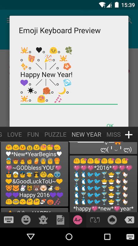 Happy New Year Emoji Art APK Free Android App download - Appraw