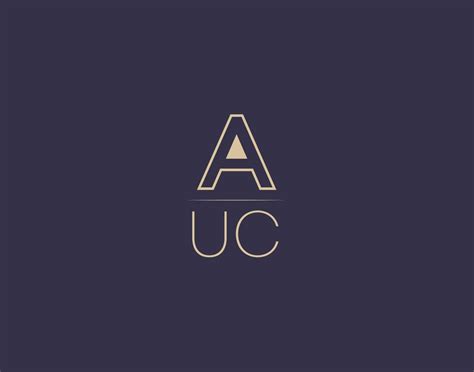 AUC letter logo design modern minimalist vector images 19585400 Vector Art at Vecteezy