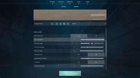 How to get a red dot crosshair in VALORANT