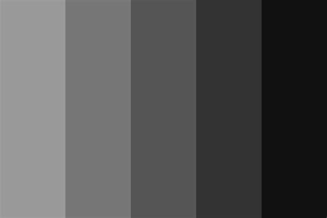 Shades of Gray Color Palette