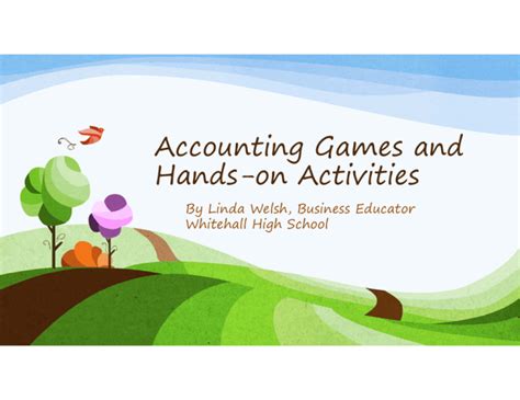 Accounting Games and Hands