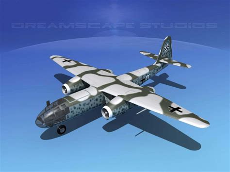 Arado AR-234B 3D Model by Dreamscape Studios