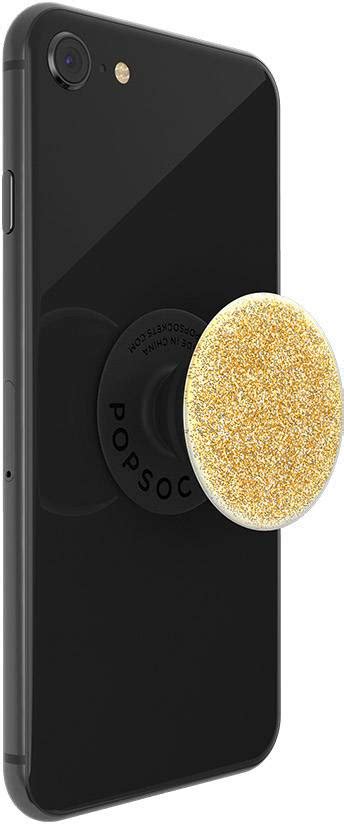 POPSOCKETS Glitter Gold Mobile phone stand Gold, Glitter effect | Conrad.com