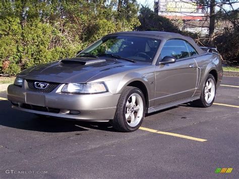 2002 Mineral Grey Metallic Ford Mustang GT Convertible #7439549 Photo #2 | GTCarLot.com - Car ...