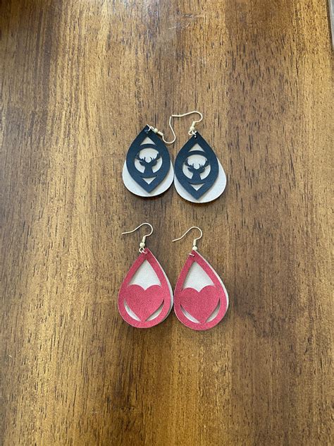 Cricut faux leather earrings | Cricut faux leather earrings, Faux leather earrings, Cricut faux ...