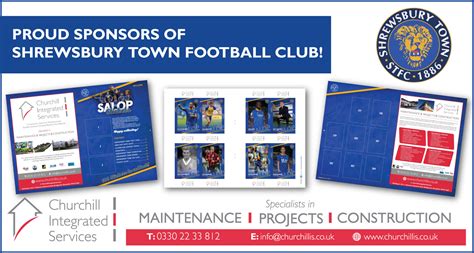 SPONSORS OF SHREWSBURY TOWN FOOTBALL CLUB – Churchill Integrated ...