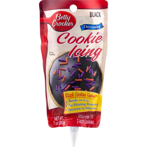 Betty Crocker Decorating Cookie Icing Black (7 oz) from Safeway - Instacart