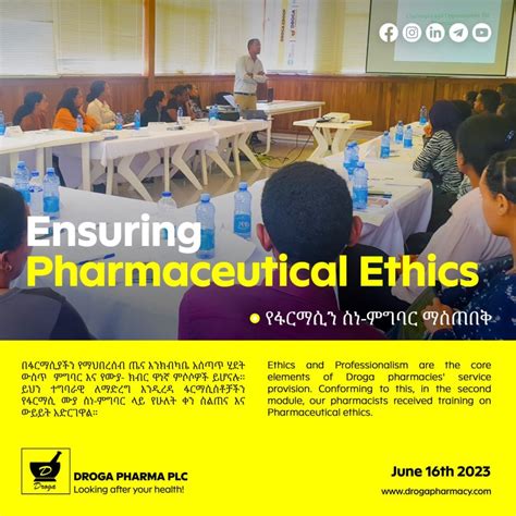 Ensuring Pharmaceutical Ethics – Droga Pharmacy