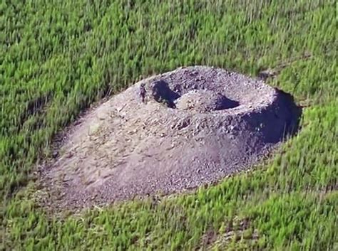 What is it?.. Patomskiy Crater in Siberia. Scientists believe it's a 1 ...