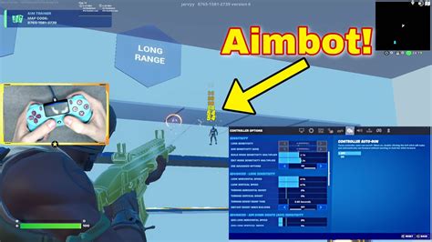 Get AIMBOT! - Advanced Fortnite Aim Training Map + Best Controller Settings for Chapter 4 - YouTube