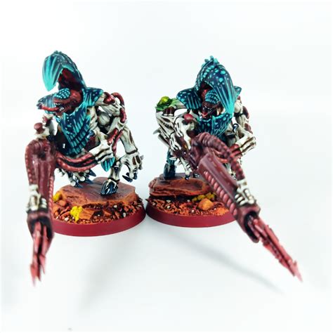 'nids 302 - Tyranid Warrior & Hive Guard TO DONE! White pics ...