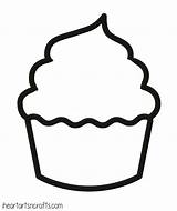 Cupcake Printable Template sketch template