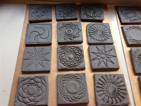 3D Printed TurtleArt Stamps for Clay Tiles