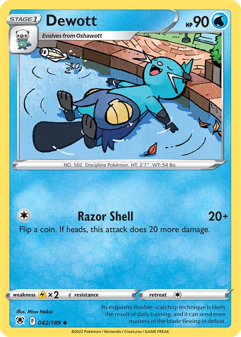 Dewott Astral Radiance Pokemon Card | Pikawiz