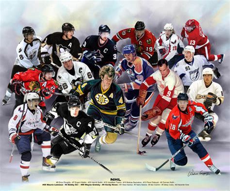 National Hockey League (NHL) by Wishum Gregory | The Black Art Depot