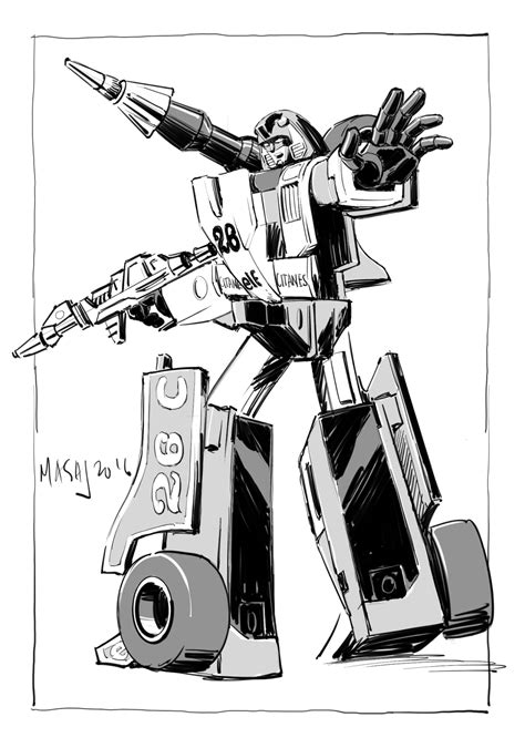 TF Scraps: Sketch - G1 Mirage Fanart