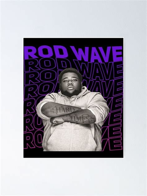 "Rod Wave Merch Rod Wave Pink Logo" Poster for Sale by carlosmendez ...