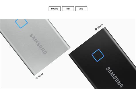 Samsung Portable SSD T7 Touch | Samsung External Storage | Samsung ...