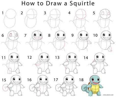 Como Dibujar A Squirtle Paso A Paso Pokemon How To Draw Squirtle | My ...