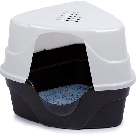 Nature's Miracle Advanced Corner Hooded Cat Litter Box | Petco