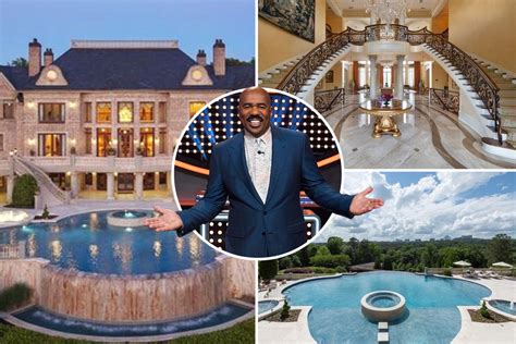 Inside Steve Harvey’s new $15 million mansion featuring a massive gym, sparkling pool and an ...