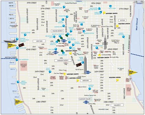 Printable Map Of Midtown Manhattan