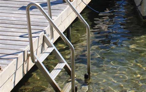 Shallow Water Stairs for docks — The Dock Doctors