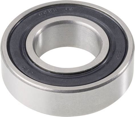 UBC Bearing 61802 2RS Deep groove ball bearing Bore diameter 15 mm Outside diameter 24 mm ...