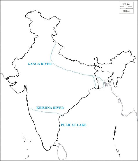 On the given outline map of India, mark and label:a. River Ganga, River ...