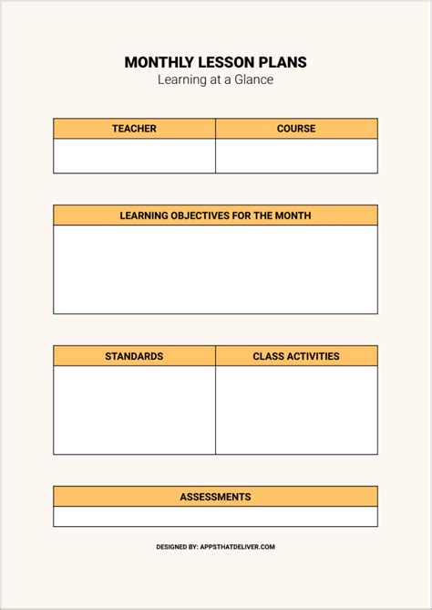 Lesson Plan Template Google Docs [FREE!]