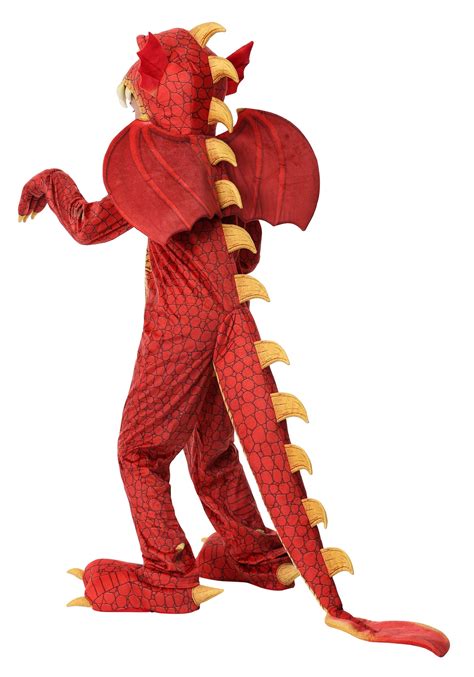 Child Deluxe Red Dragon Costume