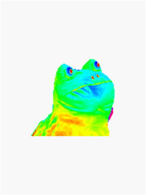 "Rainbow Frog Meme" Sticker by Jonnyman | Redbubble