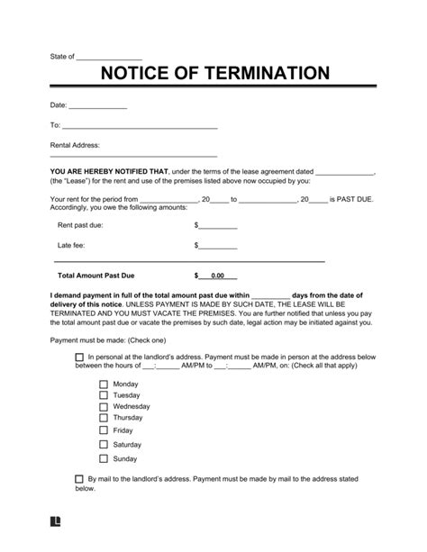 Free Eviction Notice Templates | PDF & Word